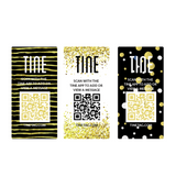 Luxe Gold & Glitter Theme Stickers/Tags - 16 Count