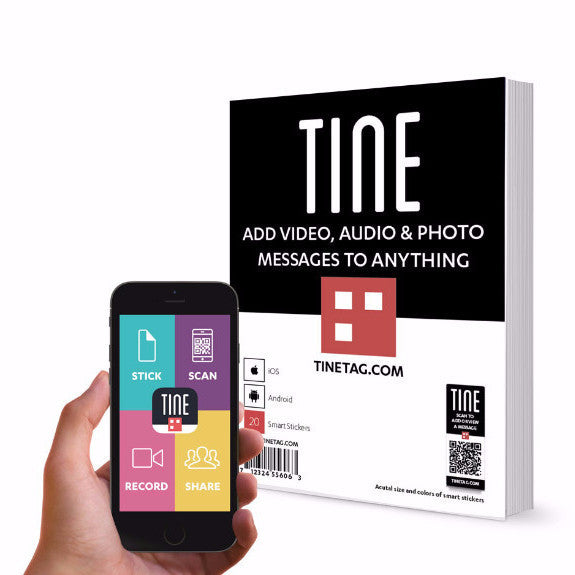 Starter Pack - Black and White Stickers/Tags - 10 Count – TINE